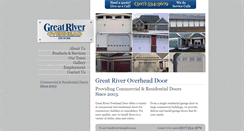 Desktop Screenshot of greatriveroverheaddoor.com